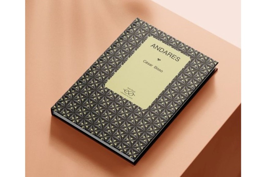 Portada del libro "Andares", del poeta corondino César Bisso, publicado el año pasado.
