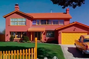 La mítica casa de la familia estadounidense.