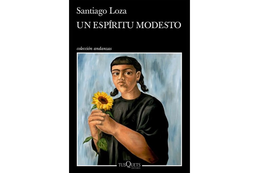 Portada de “Un espíritu modesto”, novela de Santiago Loza