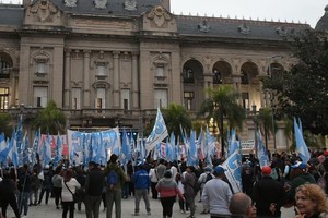 Acto a 21 años de la inundación de Santa Fe de 2003. Manuel Fabatía.
