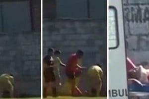 Se conocieron imágenes del momento del accidente