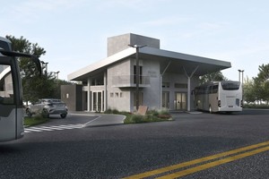 Mathey recordó que el edificio tendrá dos frentes; uno hacia el este, sobre la calle colectora Sarmiento que permite un área de transición entre la circulación interna de la terminal y la Ruta Provincial Nº 4; y otro frente, sobre calle San Martín, donde se dispondrá la circulación de vehículos y personas.
Foto: Gentileza