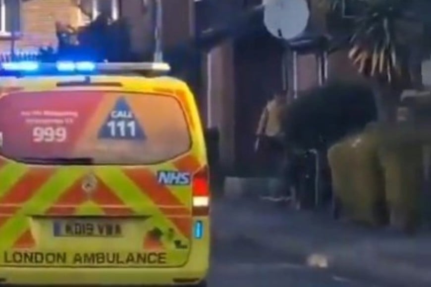 Intervención del personal de salud y policial.