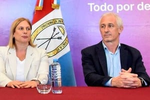 Scaglia y Cunha, referentes del PRO provincial.