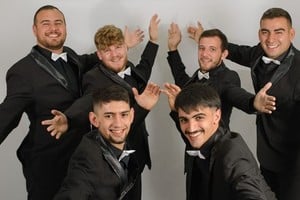 Integran Paraná da humor los artistas: Bruno Forzani, Andrés Mernes, Juan Pablo Ruhl, Nicolás Della Schiava, David Ledesma y Federico Willimburgh. Foto: Gentileza producción