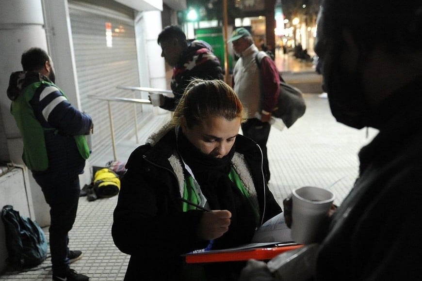 Relevamiento. Días antes del inicio del operativo la Municipalidad rastrilló la ciudad para identificar a dónde hay gente en la calle.

Gentileza MCSF.