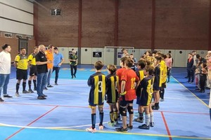 Se largó nomás. El Futsal Infantil se puso en marcha y son diez las instituciones que dijeron presentes. Gentileza Carlos Robledo 