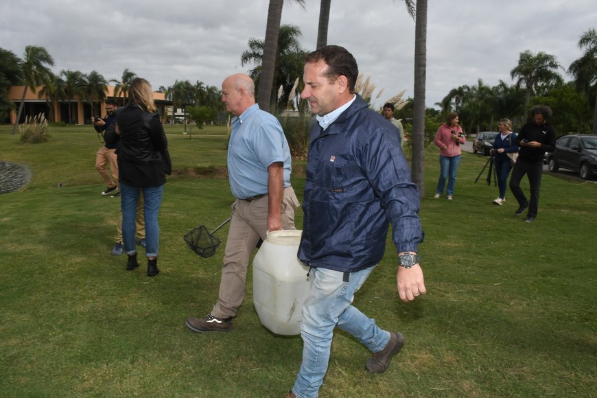 Siembra. La semana próxima viajarán a Marcos Juárez para repetirlo en dicha ciudad.

Flavio Raina.