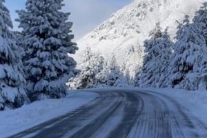 Fuertes nevadas en Bariloche