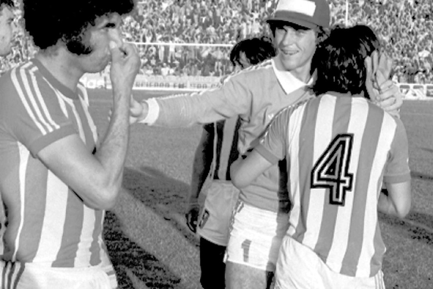 Pumpido era arquero de Unión cuando Menotti lo llevó al Mundial de España de 1982. Fotos: Archivo El Litoral