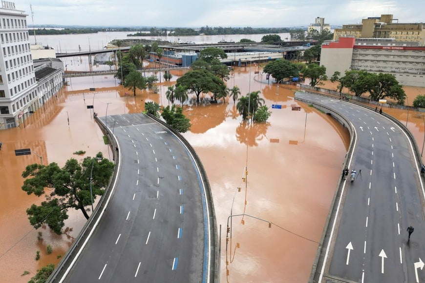 Los devastadores encuadres que deja la inundación al sur de Brasil