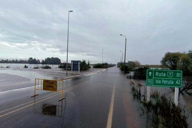 En Uruguay también hay inundaciones y evacuados