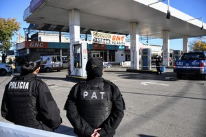 La estación atacada. Crédito: Marcelo Manera