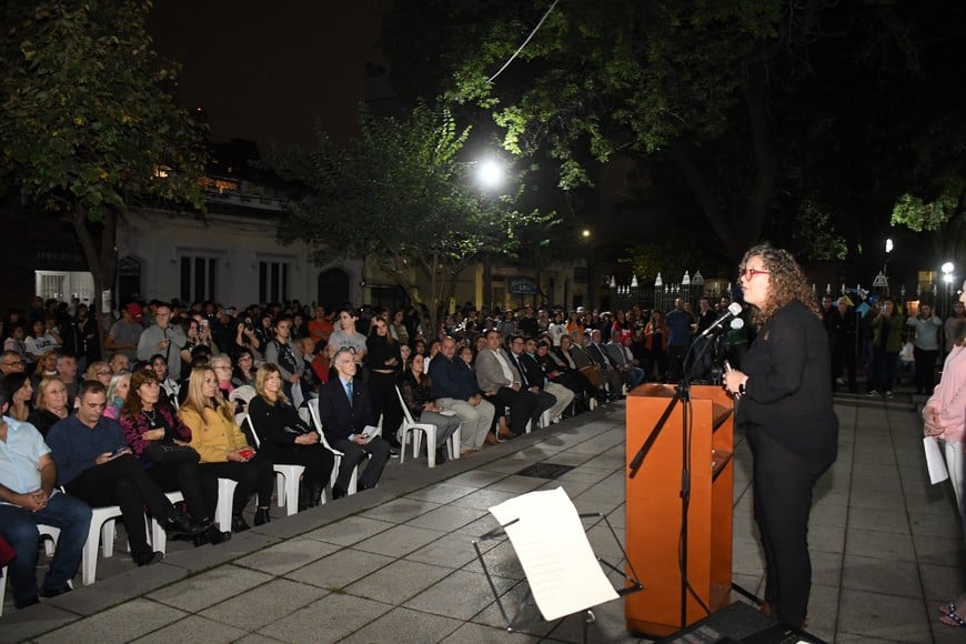 La Escuela Secundaria N° 440 Simón de Iriondo cumplió 118 años. Crédito: Manuel Fabatía