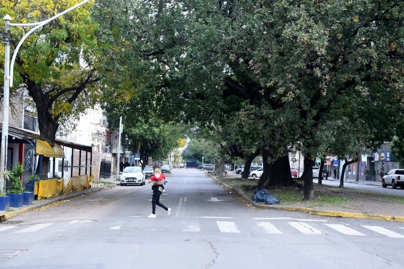 Boulevard Pellegrini y San Martín. 