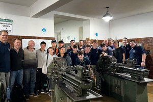 Quince estudiantes del Instituto San José de San Jerónimo Norte obtuvieron su certificado en tornería.