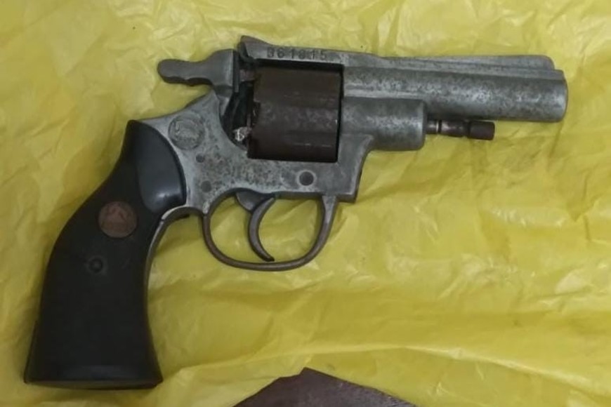 Las armas que fueron secuestradas.