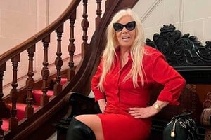 La diva defendió al gobierno.