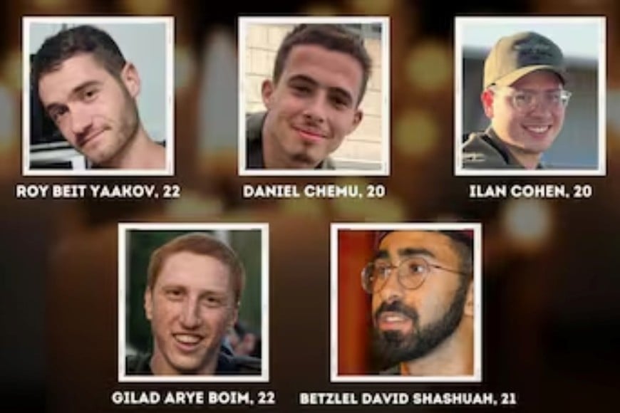 Las cinco víctimas del incidente.