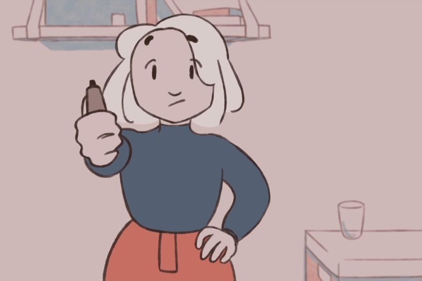 “Estic bé, mamá” (Estoy bien, mamá; Josema Palenzuela): Ante las preguntas de su madre, Blanca se inventa una vida en contradicción con su verdadera identidad. Foto: Gentileza Cine LGBT Santa Fe