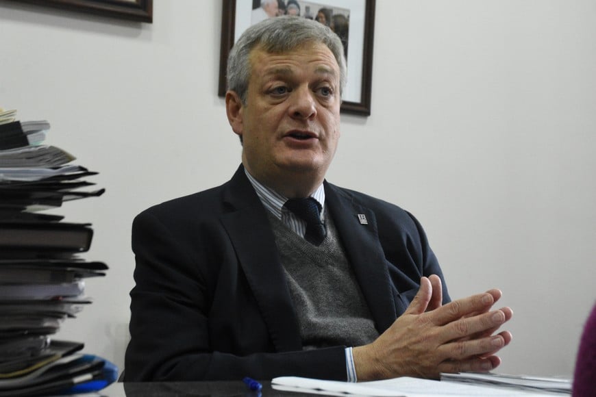 El jueves 23 tendrá lugar el acto de juramento y profesión de fe del rector y vicerrectores académico y de formación. También se presentará el libro "UCSF, pasado, presente y futuro". Crédito: Luis Cetraro