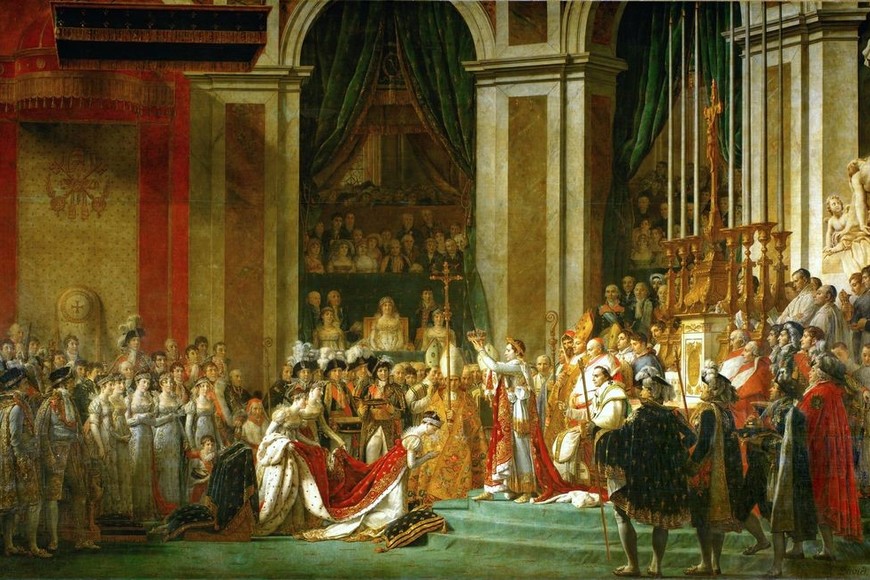 “La Coronación de Napoleón”. Foto: Louvre