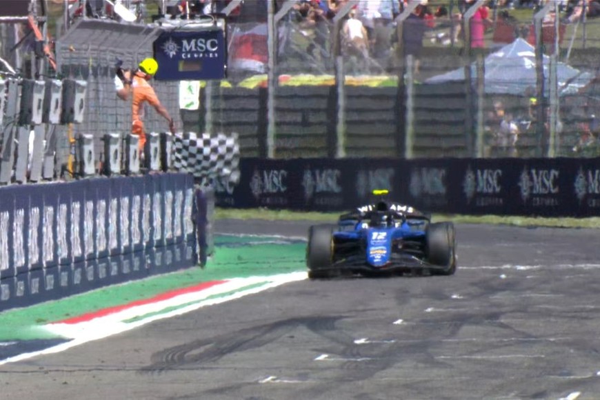 Es la primera victoria de Colapinto en F2