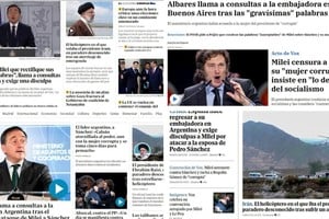 Por los dichos de Milei: los principales diarios de España se hicieron eco del conflicto diplomático