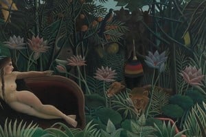 “El sueño”, obra de Rousseau que se conserva en Nueva York y sintetiza una de sus vertientes. Foto: MoMa