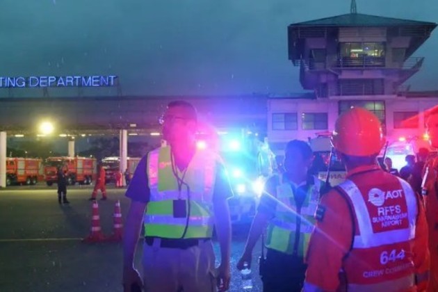 Se difundieron los videos del aterrizaje forzoso en Tailandia que dejó un muerto y varios heridos