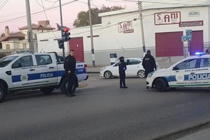 El hecho sucedió a metros de la escuela Ceferino.