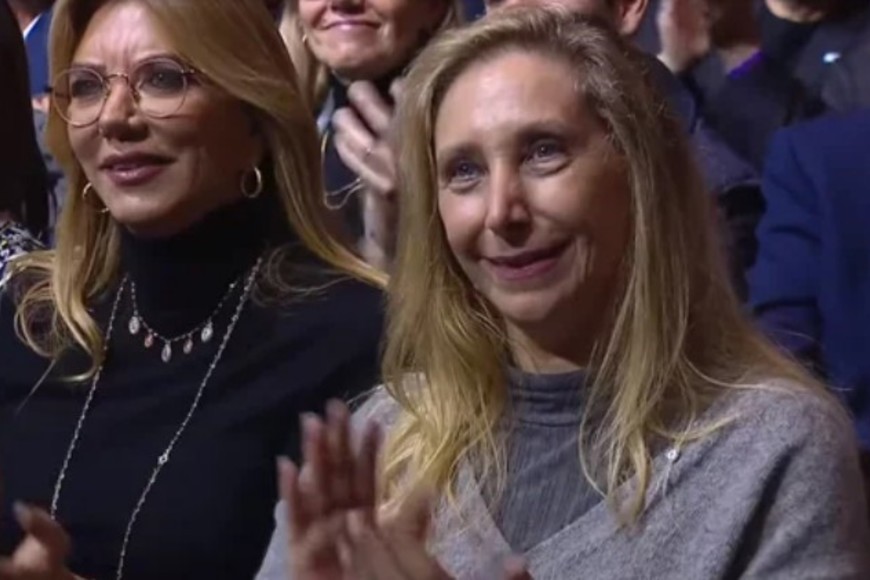 El presidente de la Cámara de Diputados, Martín Menem, y la ministra de Seguridad, Patricia Bullrich.