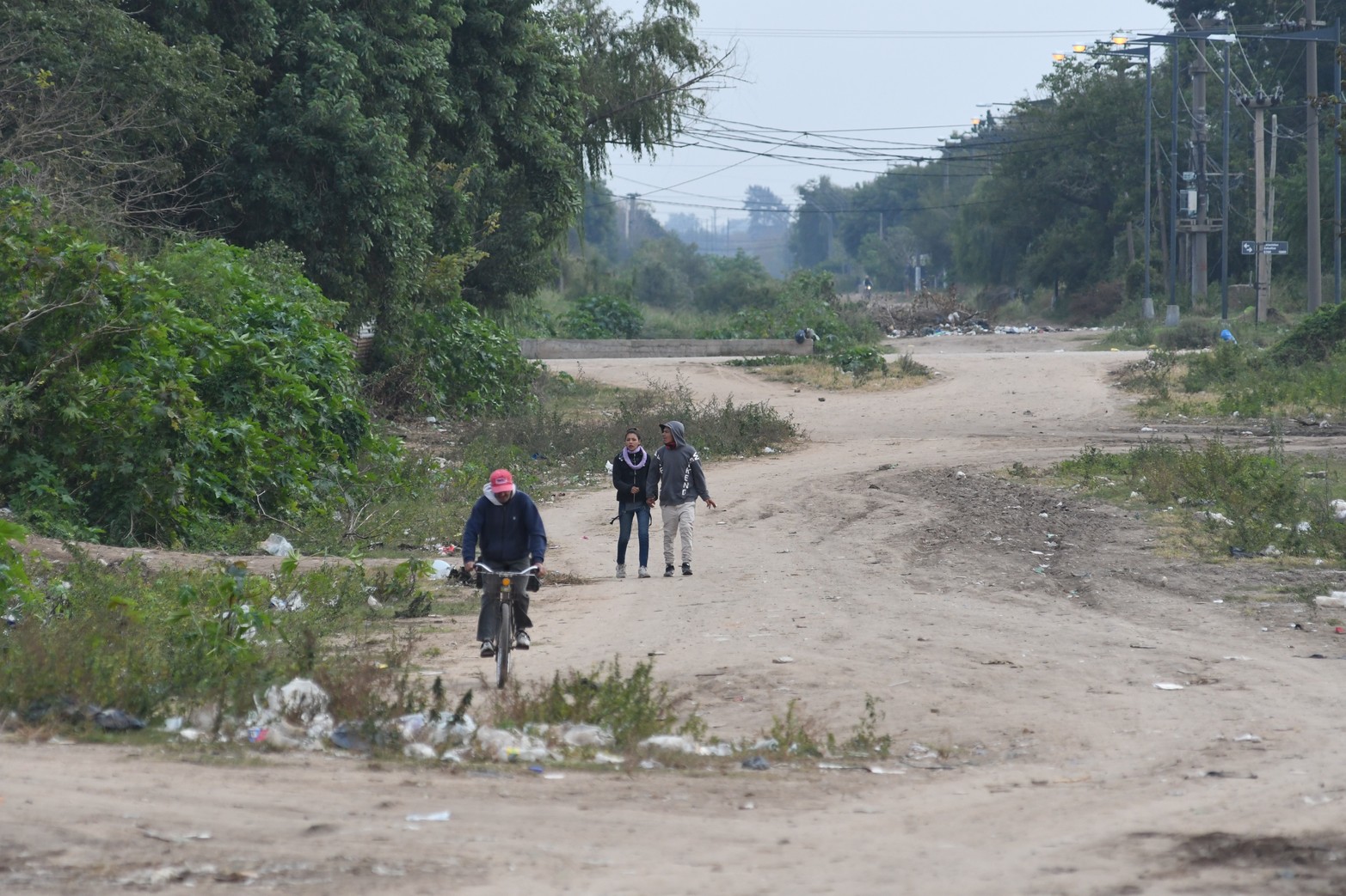 Desde Estado de Israel hasta Ceballos es el último tramo que se ejecutó entubando el zanjón a cielo abierto. Falta realizar la avenida ahora. 