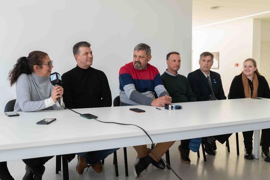 Junto a la directora del nosocomio y la titular del ente, se dieron a conocer las novedades. Crédito: Coronda Registrada