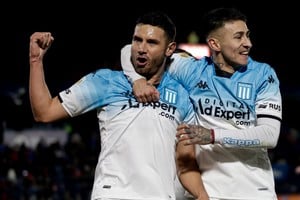 El conjunto de Avellaneda ganó por 4 a 0 y momentáneamente quedó como único líder, con 7 puntos. Crédito: Prensa Racing