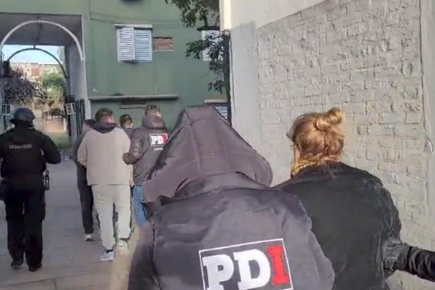 Detuvieron a dos hombres y una mujer. Créditos: El Litoral