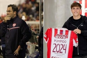 El fútbol en sangre. Juan Pablo (DT) y Francisco (jugador profesional de Unión); el más chiquito, Benja, despunta el vicio de los goles en las inferiores de El Quillá en la Liga Santafesina. La pasión por la pelota viajó de padre a hijos.