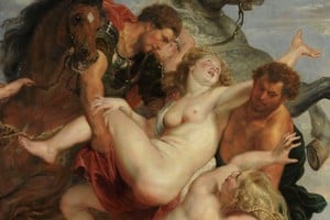 Fragmento de “El rapto de las hijas de Leucipo”, pintura al óleo de Pedro Pablo Rubens. Foto: Alte Pinakothek de Múnich