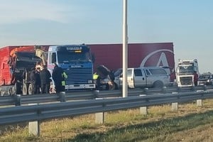 El vehículo que protagonizó el accidente. Crédito: El Litoral