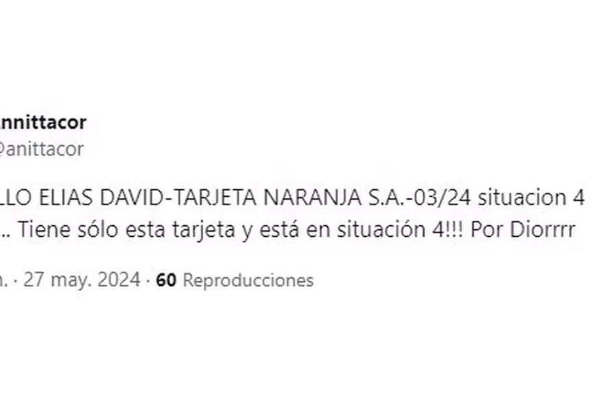 Otra usuaria buscó datos de Piccirillo