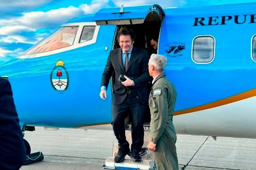 Entre el 15 y el 19 de enero, Milei realizó su primer viaje al exterior.