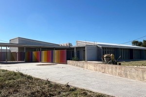 El jardín tendrá cuatro aulas interconectadas con baños privados, pensadas para salas de 3, 4 y 5 años.