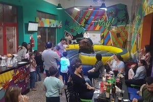 El pelotero donde se desató la tragedia del toro mecánico.