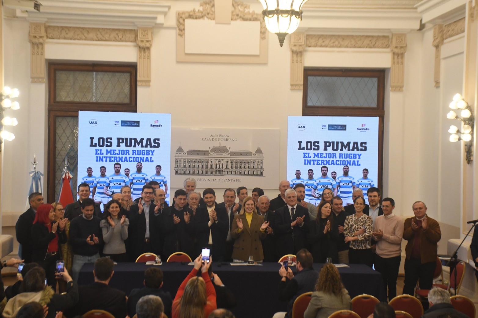 En marcha. Cuenta regresiva para el partido entre Los Pumas y Australia en Santa Fe. Se presentó el test que se jugará en cancha de Colón. Será en el marco de la cuarta fecha del Rugby Championship el próximo sábado 7 de septiembre.