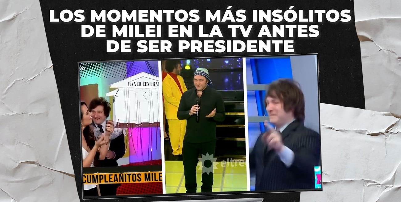 De outsider mediático a la Casa Rosada: los momentos más insólitos de Milei en la TV