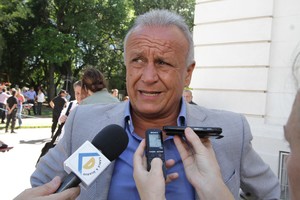 El ex candidato a gobernador de Santa Fe por el Pro, Miguel del Sel, y una recomendación a la hermana del presidente y secretaria general de la presidencia, Karina Milei.
 Crédito: Guillermo Di Salvatore - Archivo El Litoral.