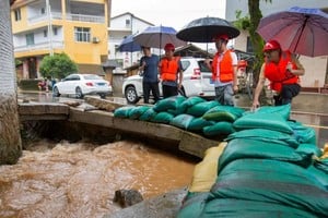 La provincia de Fujian declaró el estado de emergencia por las lluvias.