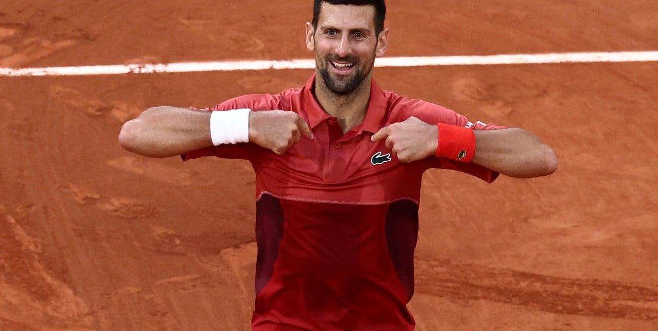 El serbio es el máximo ganador de torneos en la historia del tenis masculino. Créditos: REUTERS.
