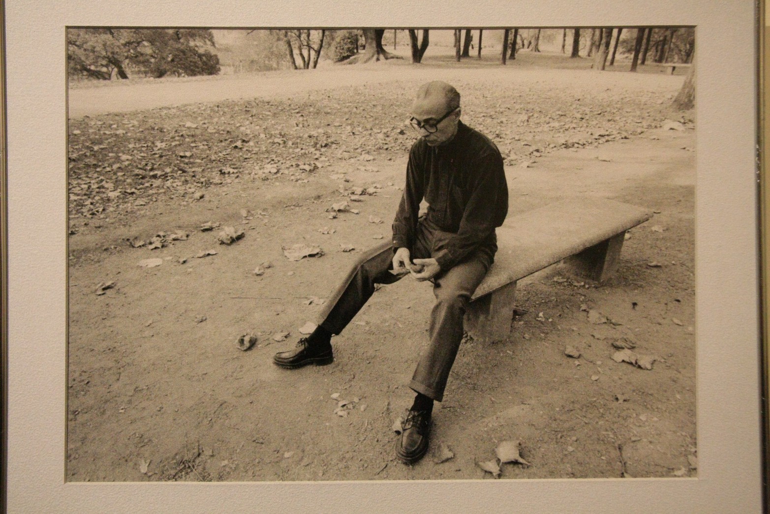 Ernesto Sábato, retratado por la fotógrafa Sara Facio. 