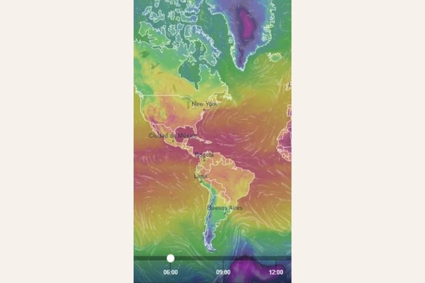 Así se vería la imagen si se incluye Groenlandia.